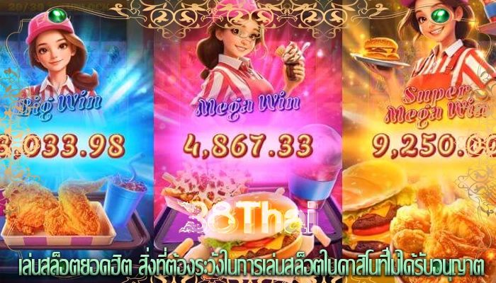เล่นสล็อตยอดฮิต สิ่งที่ต้องระวังในการเล่นสล็อตในคาสิโนที่ไม่ได้รับอนุญาต