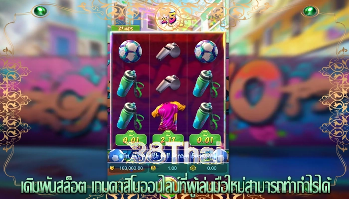 เดิมพันสล็อต เกมคาสิโนออนไลน์ที่ผู้เล่นมือใหม่สามารถทำกำไรได้