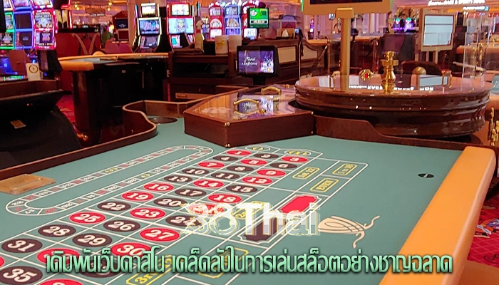 เดิมพันเว็บคาสิโน เคล็ดลับในการเล่นสล็อตอย่างชาญฉลาด