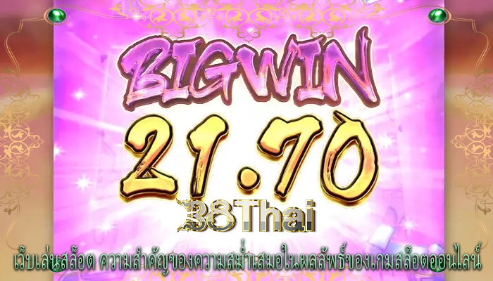 เว็บเล่นสล็อต ความสำคัญของความสม่ำเสมอในผลลัพธ์ของเกมสล็อตออนไลน์